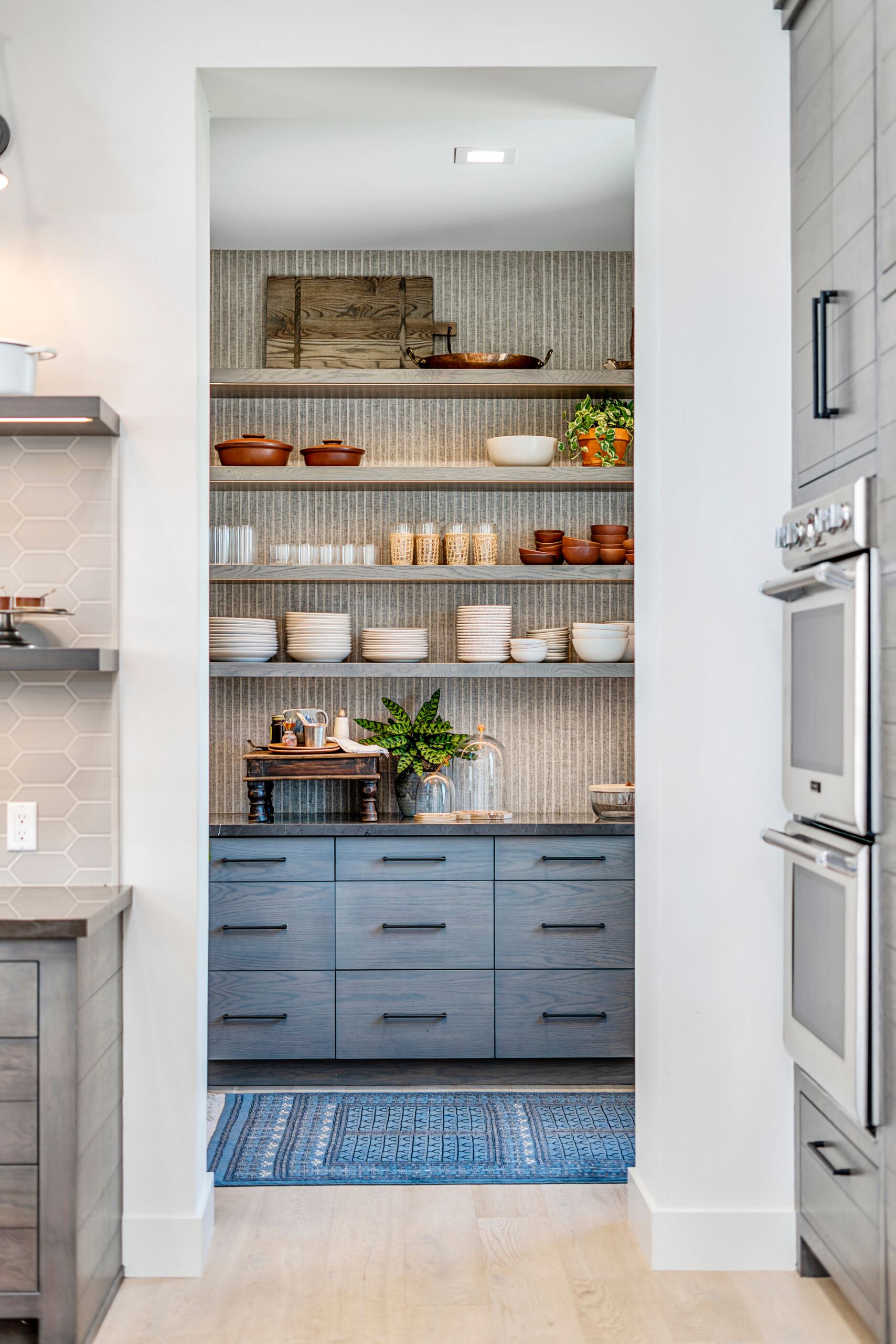 Modern pantry in luxury kitchen Newcastle